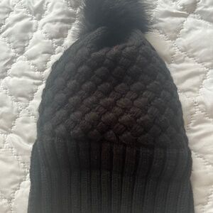 Black winter hat